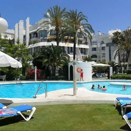 Lägenhet Center Beachfront With Private Patio Marbella