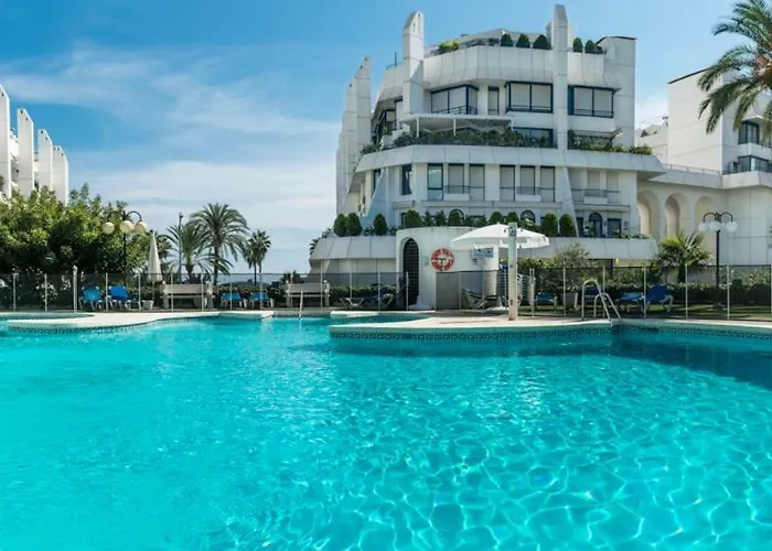 شقة Center Beachfront With Private Patio ماربيا