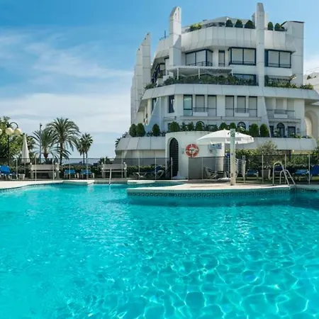 Lägenhet Center Beachfront With Private Patio Marbella